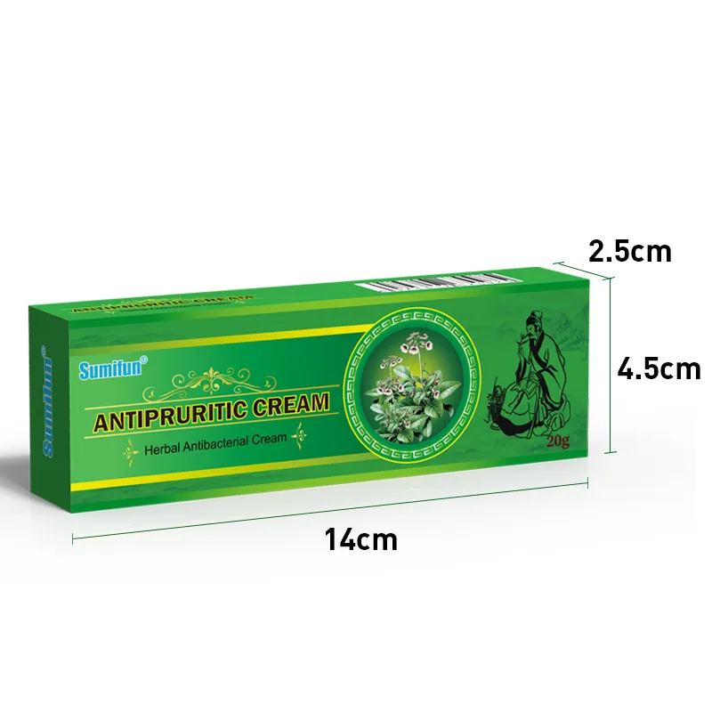 Nueva crema herbal Sumifu transfronteriza para eccema, picazón en la piel, crema tópica 20g K10003