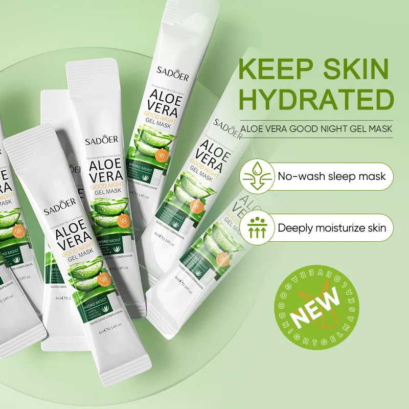 SADOER Aloe Goodnight Freeze Film Size and Capacity Labeling, Cross border Wholesale Specifications and Net Content Explanati
