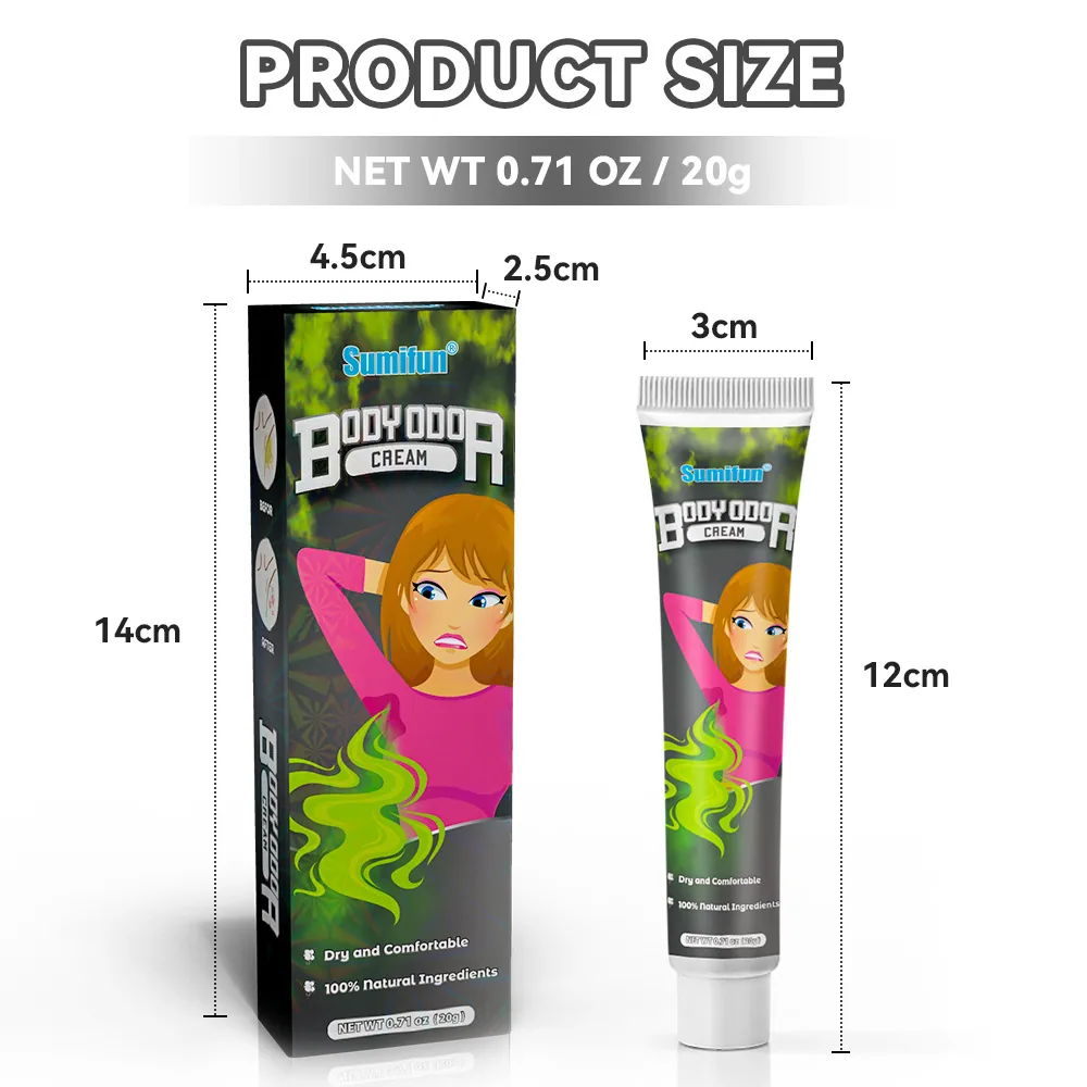 Sumifu AliExpress Amazon Merentas sempadan Perdagangan Asing Krim Bau Badan Menghilangkan Bau Badan Asid Peluh Batch K10092 8