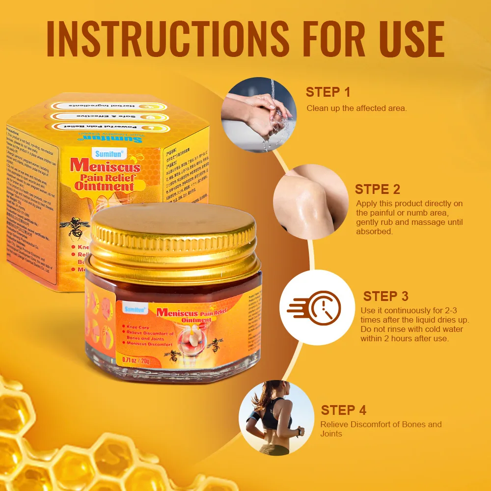 Sumifu racun lebah salap melegakan sakit balang kaca salap minyak aktif Amazon Tiktok kulit udang rentas sempadan K20092 5