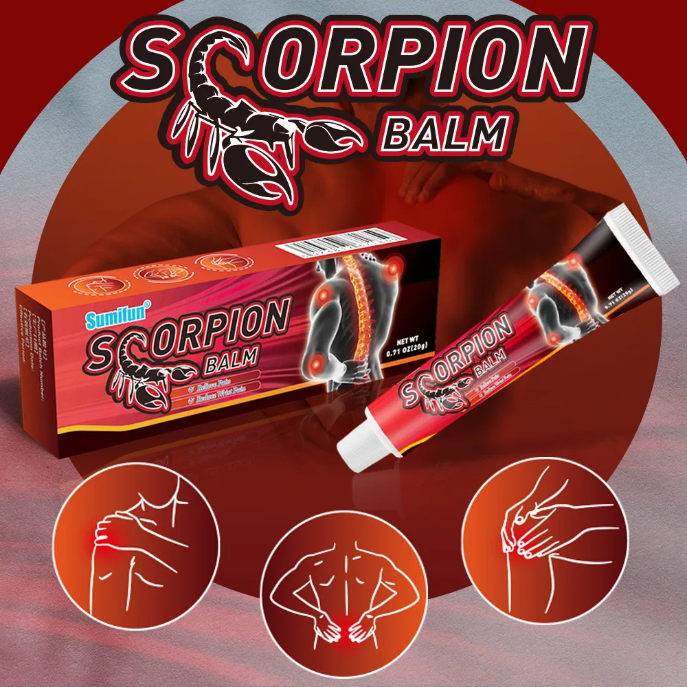 Sumifu Lazada Amazon Cross border Scorpion Venom Joint Ointment for Cervical, Lumbar, Shoulder, Knee K10072 - Shoulder Pads 5