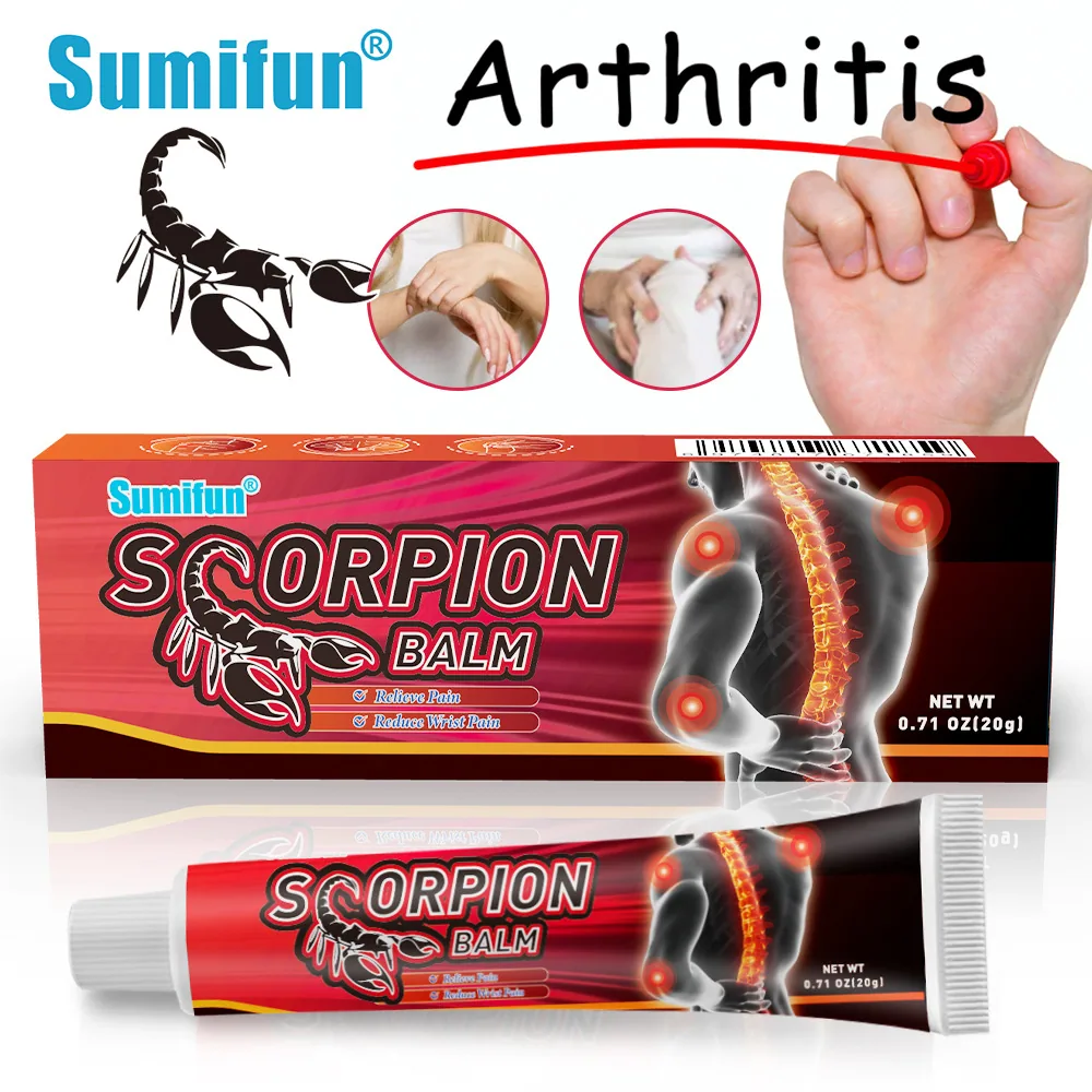 Sumifu Lazada Amazon Cross border Scorpion Venom Joint Ointment for Cervical, Lumbar, Shoulder, Knee K10072 - Shoulder Pads