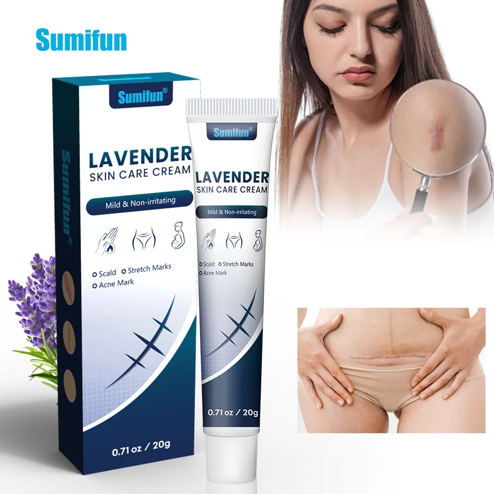 Sumifun Lavender Scar Cream เจลลบรอยแผลเป็น Amazon Tiktok สถานีอิสระข้ามพรมแดน การค้าต่างประเทศ K10202 2