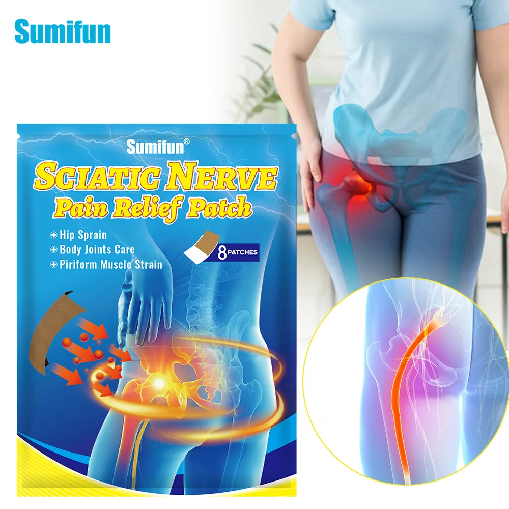 Sumifu Amazon AliExpress Cross border Sciatic Nerve Pain Relief Patch สำหรับ Sedentary กลุ่มสะโพกและสะโพกไม่สบาย K17201