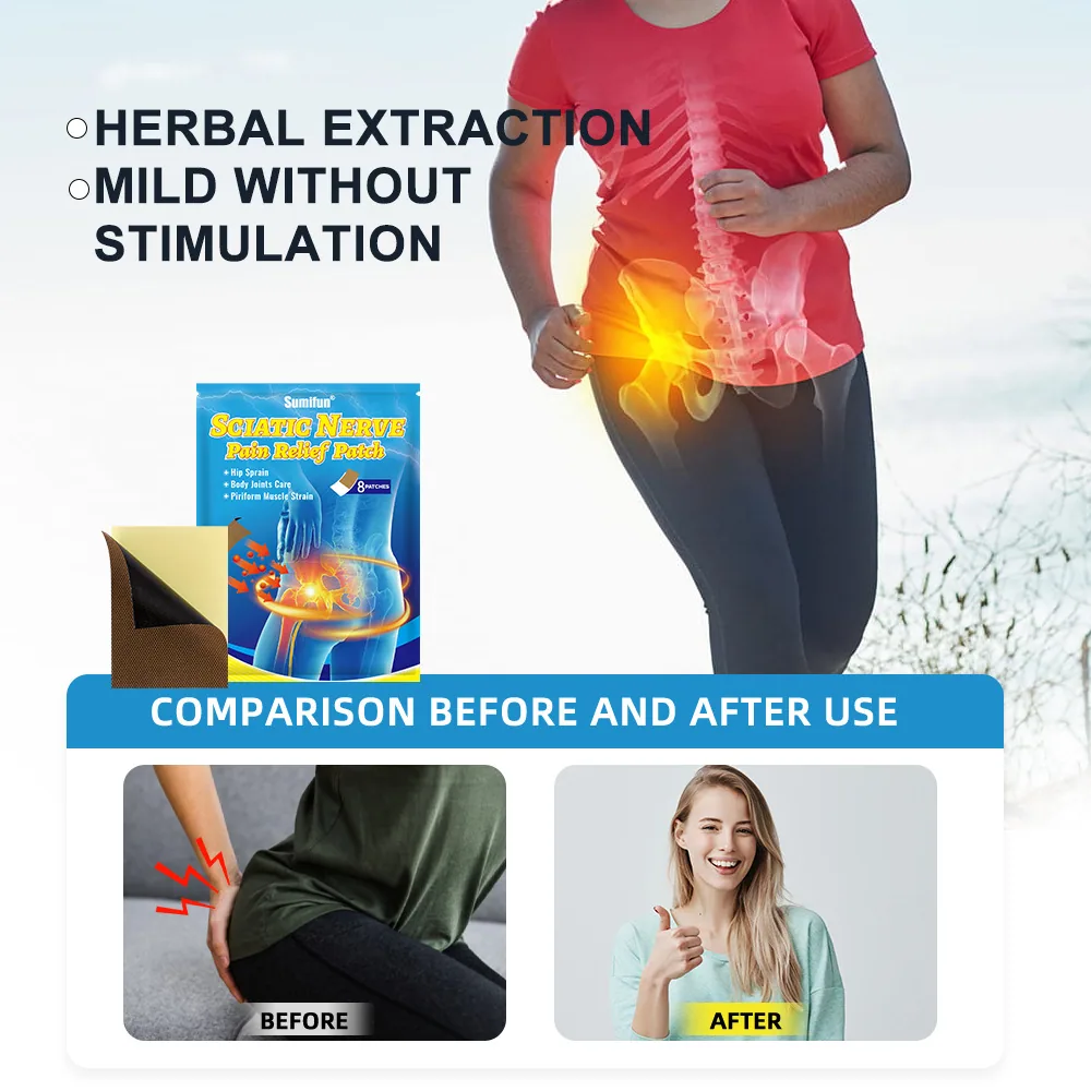 Sumifu Amazon AliExpress Cross border Sciatic Nerve Pain Relief Patch สำหรับ Sedentary กลุ่มสะโพกและสะโพกไม่สบาย K17201 7