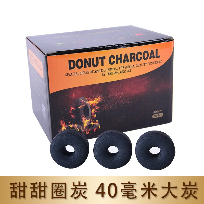아랍어 물 담뱃대 탄소 중공 40mm 가연성 숯 바 과일 나무 빠른 연소 shishacharcoal의 국경 간 소스 8