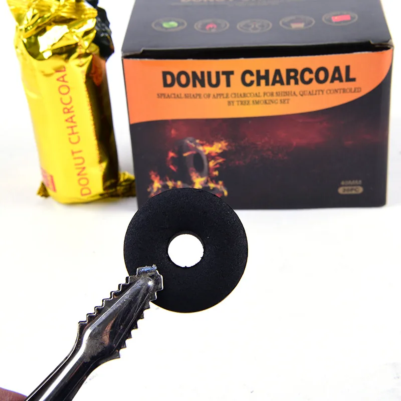 아랍어 물 담뱃대 탄소 중공 40mm 가연성 숯 바 과일 나무 빠른 연소 shishacharcoal의 국경 간 소스 4