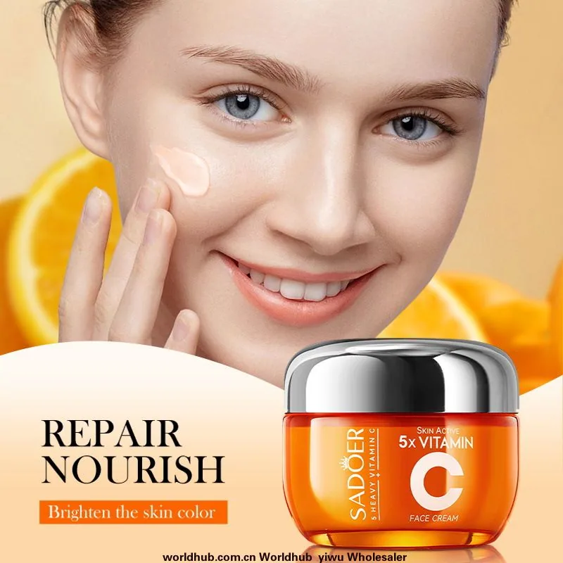 SADOER Five-Fold-Vitamin C Whitening and Firming Moisturizing Cream Moisturizing and Skin-Rejuvenating Cream Cross-border For