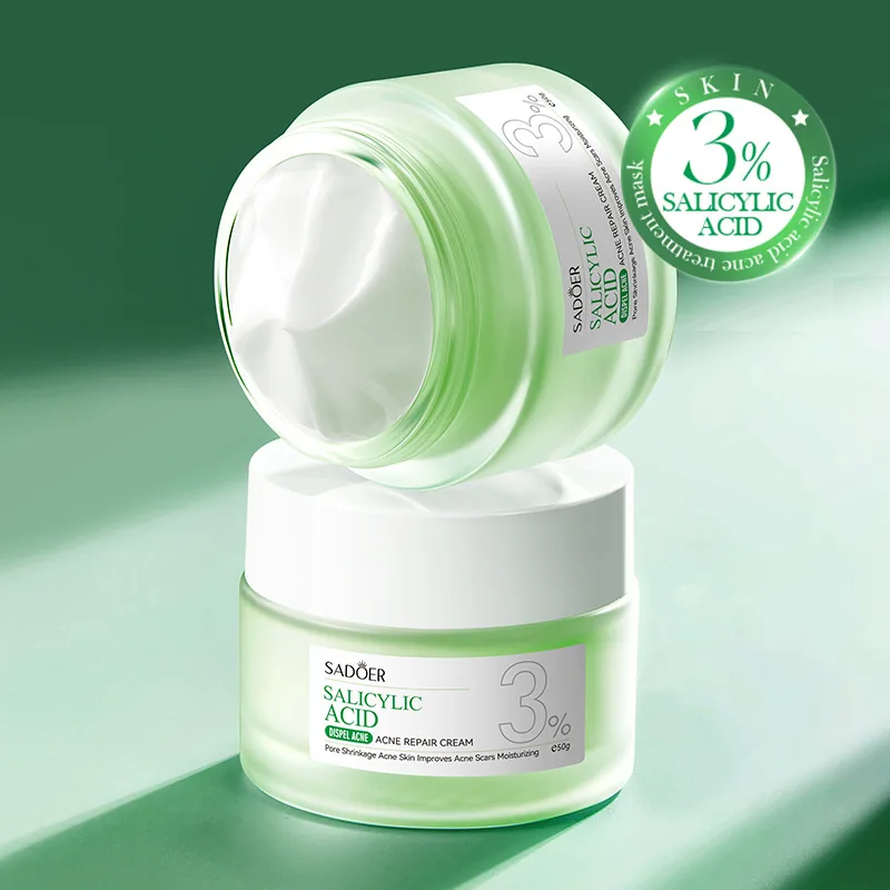 SADOER Salicylic Acid Acne Removing face cream Specification and Capacity Marking Diagram Student Moisturizing Cream Single P