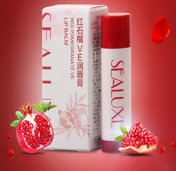 Green Leaves Love Life Shinos Red Pomegranate VE lipstick Moisturizing&Moisturizing Deep Moisturizing&Anti cracking 8