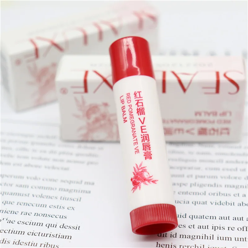 Green Leaves Love Life Shinos Red Pomegranate VE lipstick Moisturizing&Moisturizing Deep Moisturizing&Anti cracking 5