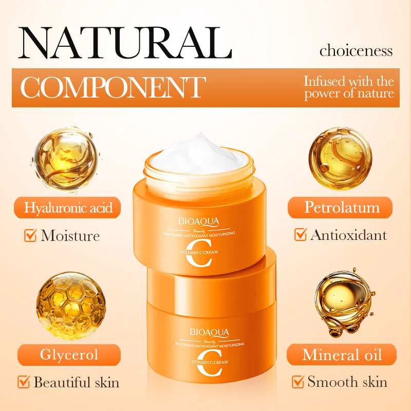 BIOAQUA Vitamin C face cream outer packing box displays cross-border foreign trade wholesale genuine products
