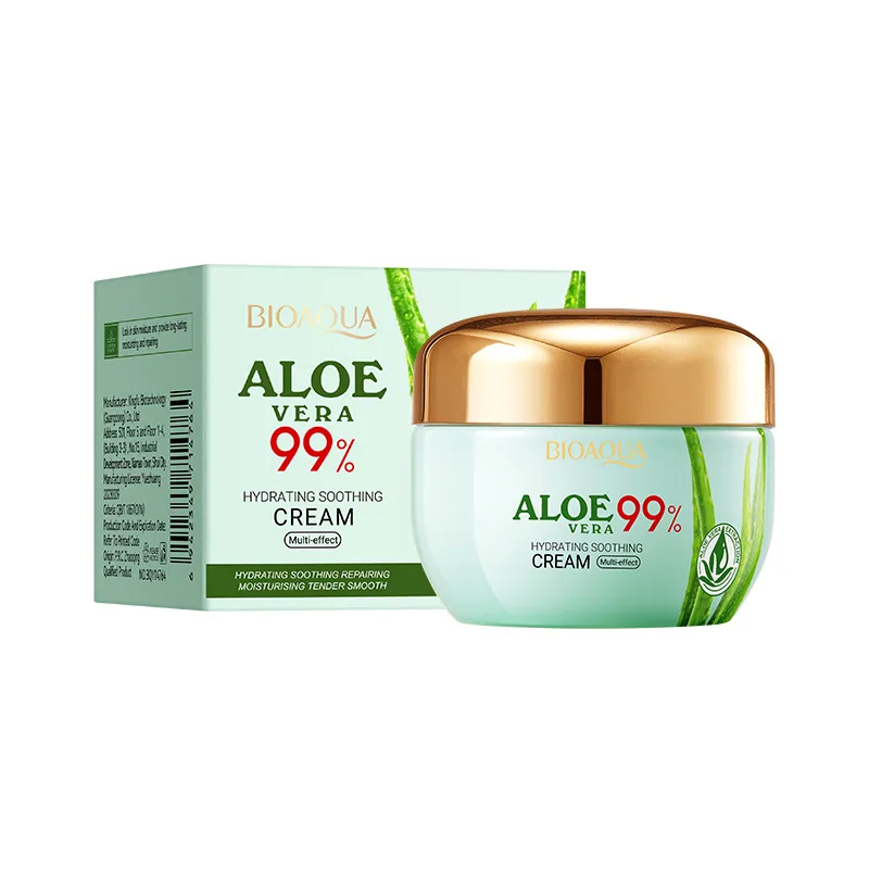 BIOAOUA Aloe Soothing face cream Uncovering Display Moisturizing Cream Wholesale for Foreign Trade