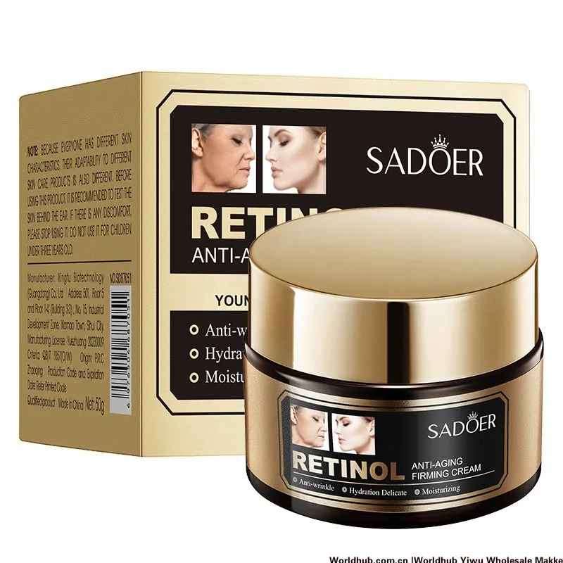 SADOER Retinol Firming Face Cream Hydrating Moisturizing Skin Rejuvenation Moisturizing Cross-border Wholesale