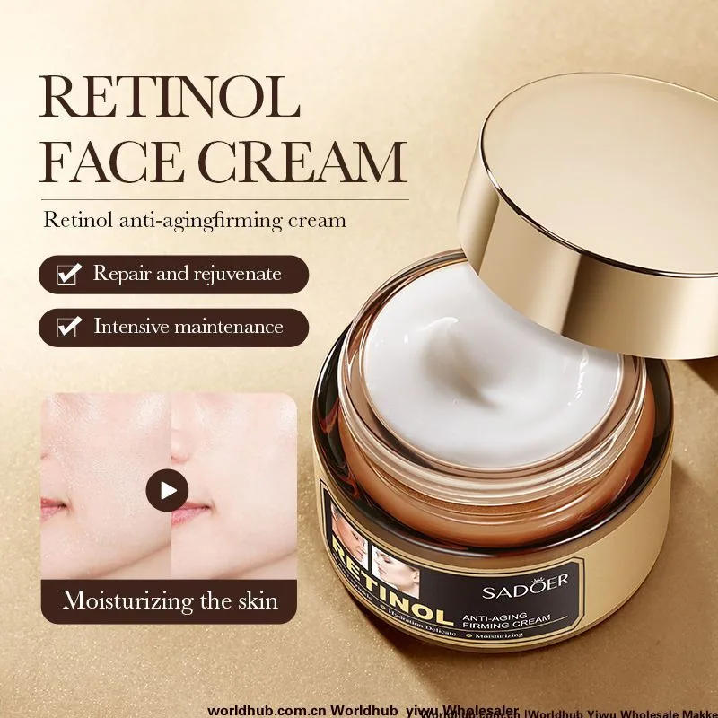 SADOER Retinol face cream Texture Details Moisturizing, Moisturizing, Firming and Skin Revitalizing Wholesale