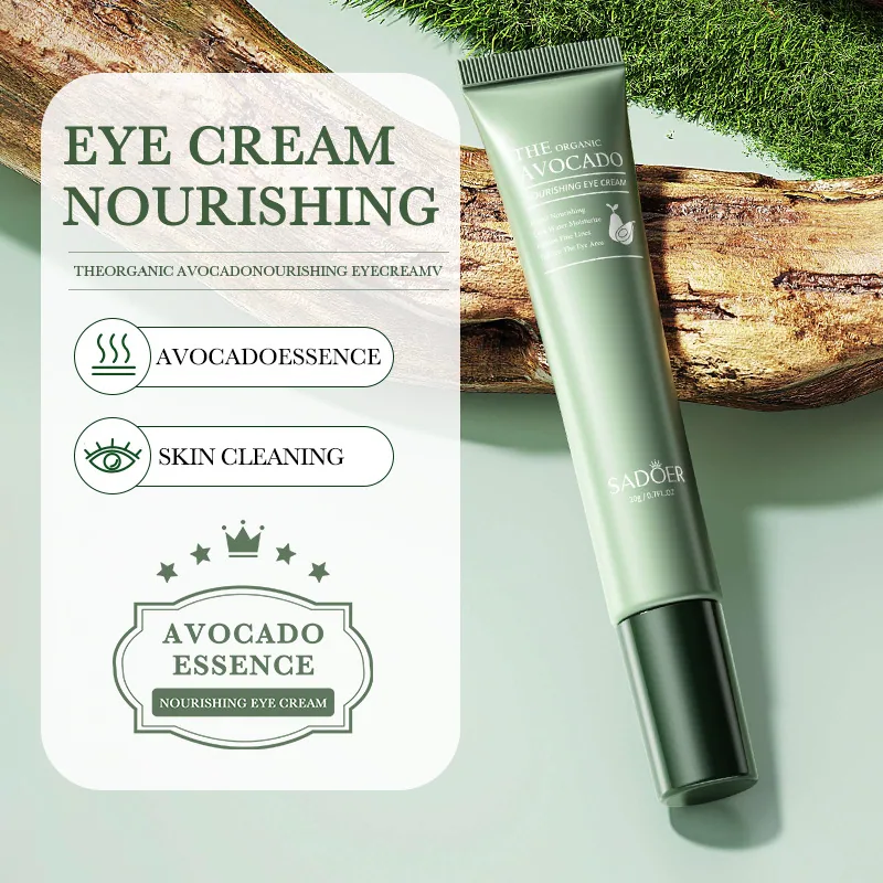 SADOER eye cream net content and size labeling diagram, with clear display of foreign trade specifications in units of pcs