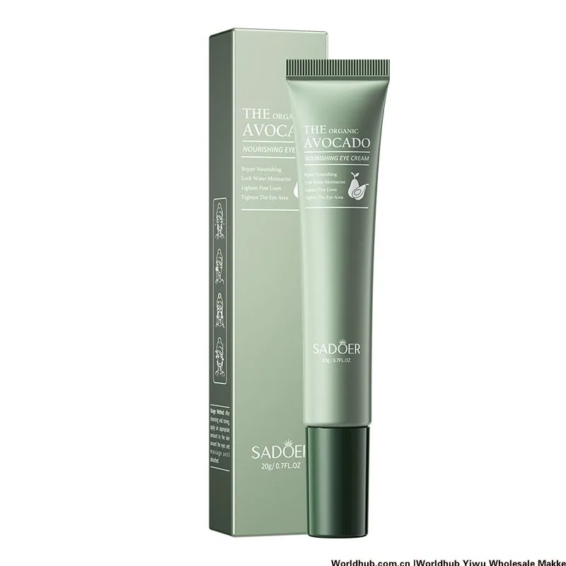 Full English SADOER Organic Avocado Nourishing Eye Cream Moisturizing Eyes Moisturizing Dark Circles Cross-border Foreign Trade