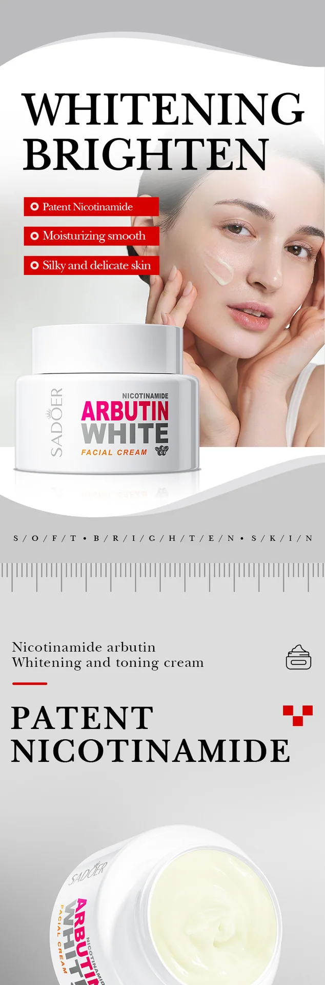 Scenarios of SADOER Nicotinamide essence Cream