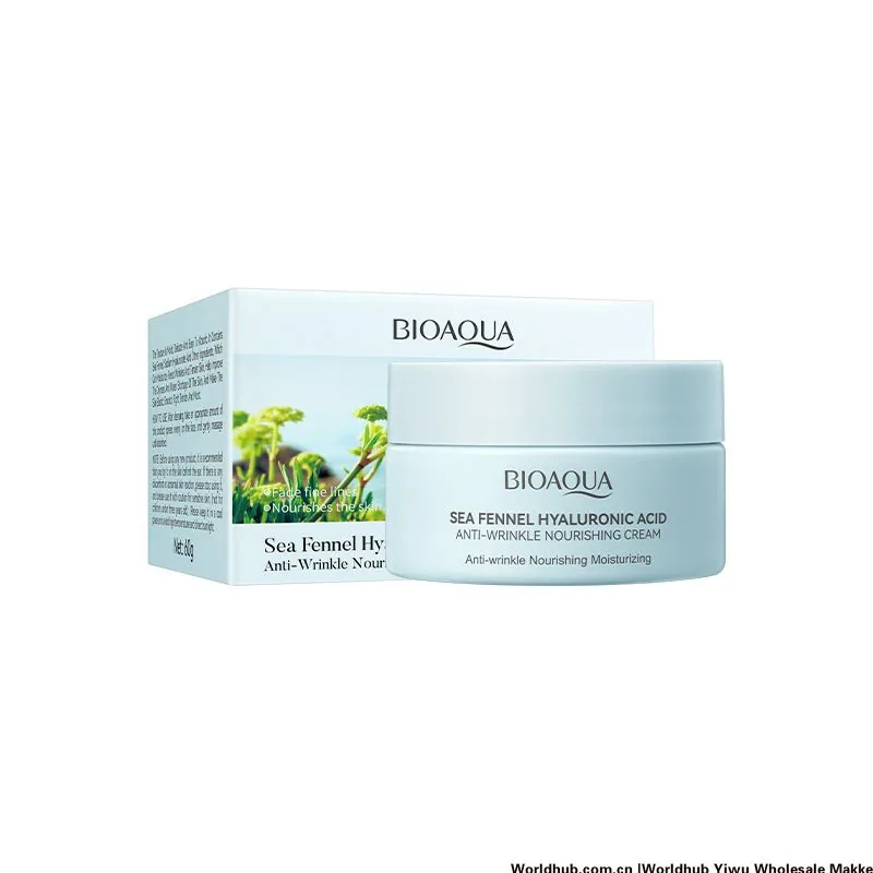 BIOAOUA Sea Fennel Hyaluronic Acid Anti-Wrinkle Nourishing Cream Improve fine lines cross-border foreign trade wholesale 2