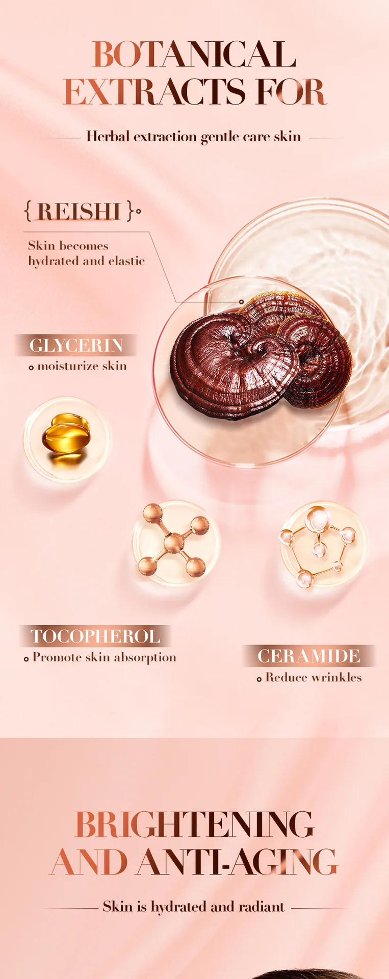 Ganoderma Lucidum Dragon Blood face cream takes a live picture of the overall appearance, anti wrinkle, firming, hydrating an