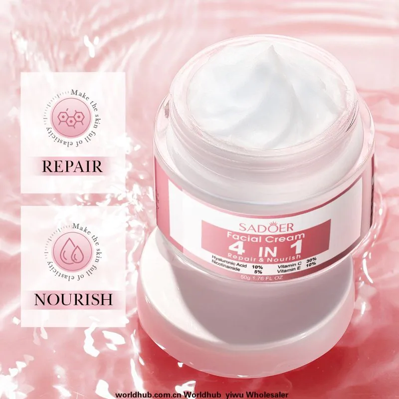 SADOER 4-in-1 Firming Filling High Moisturizing Cream Moisturizing and Rejuvenation Cream Cross-border Foreign Trade Wholesal