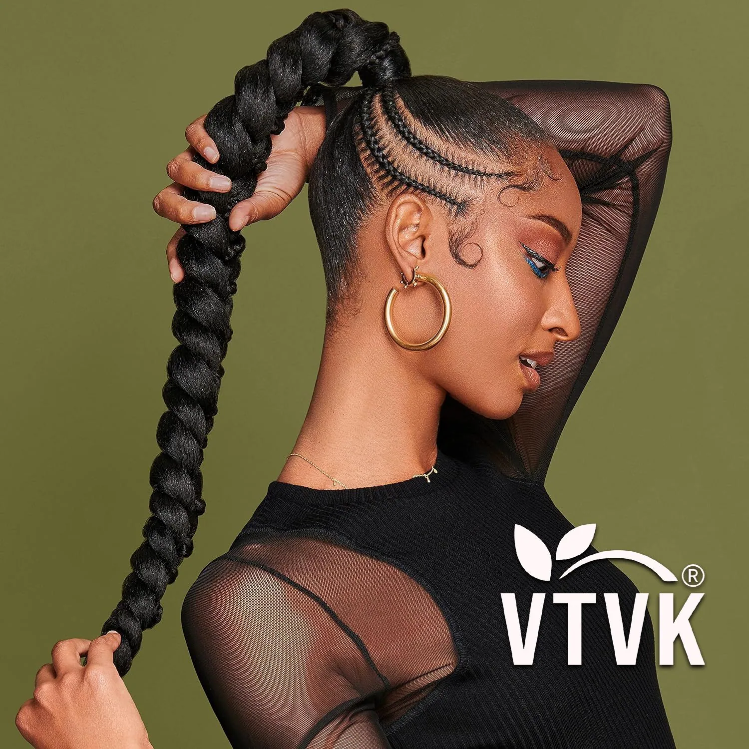 Close-up detail of olive oil infused conditioner texture and vitamin B5 squalane nourishing formula