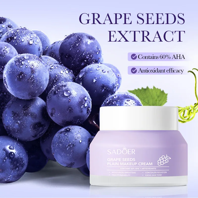 SADOER Grape Seed concealer Skin Brightening Cream Package Appearance Display, Cross border Foreign Trade Wholesale Packaging