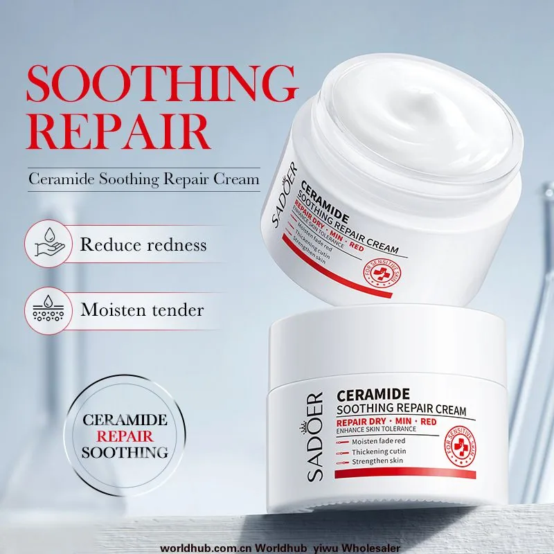 Foreign trade SADOER Ceramide Soothing Repair Cream Sensitive Skin Hydrating Moisturizing Cream Wholesale - Face & Body Mask