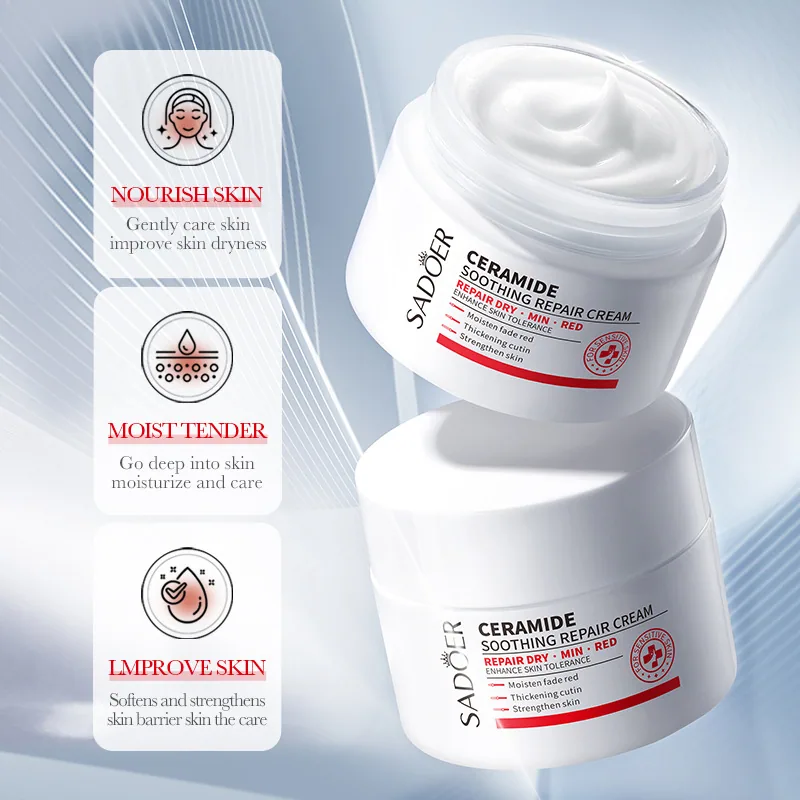 Foreign trade SADOER ceramide soothing repair face cream sensitive muscle moisturizing detail picture 5 Wholesale