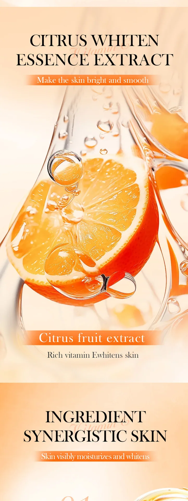BIOAQUA Vitamin C lotion Cross border Foreign Trade Skin Care essence Packaging Appearance Multi angle Display