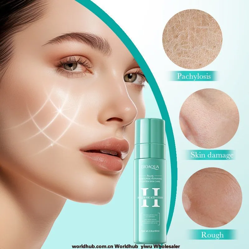 BIOAOUA Hyaluronic Acid Moisturizing and Repairing Emulsion Hydrating and Skin-Friendly Moisturizing Essence Milk Foreign Tra