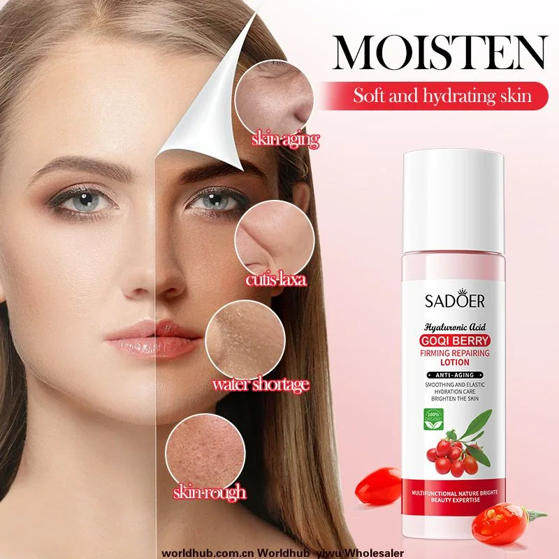 SADOER wolfberry anti-wrinkle firming and repairing lotion hydrating and moisturizing anti-wrinkle lotion wholesale foreign t
