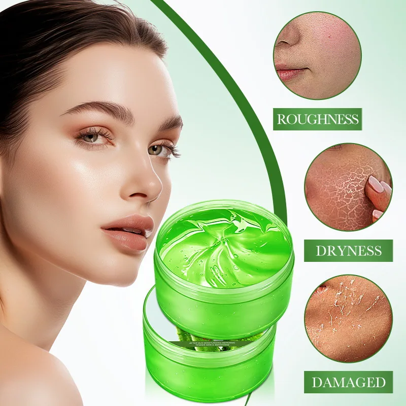 BIOAOIA Aloe Vera Gel 300g Usage Scenarios Facial Application Moisturizing Soothing Cross border Wholesale