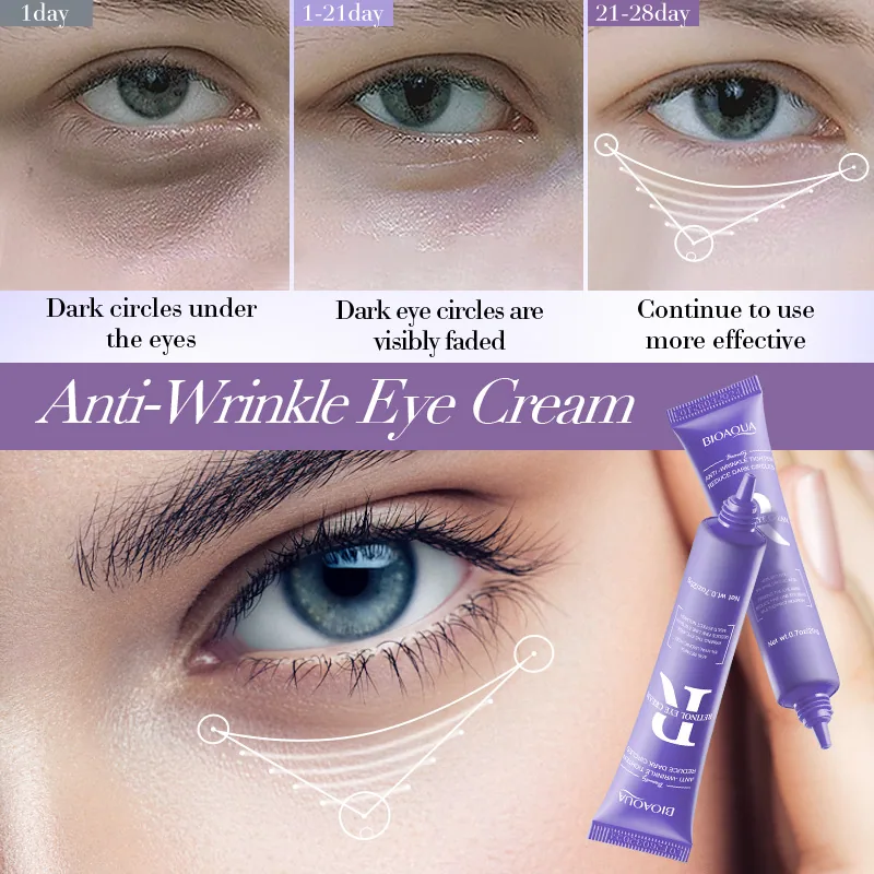 BIOAOUA Retinol Firming and Nourishing Eye Cream Eye Moisturizing Details Close up Cross border E-commerce Wholesale Source
