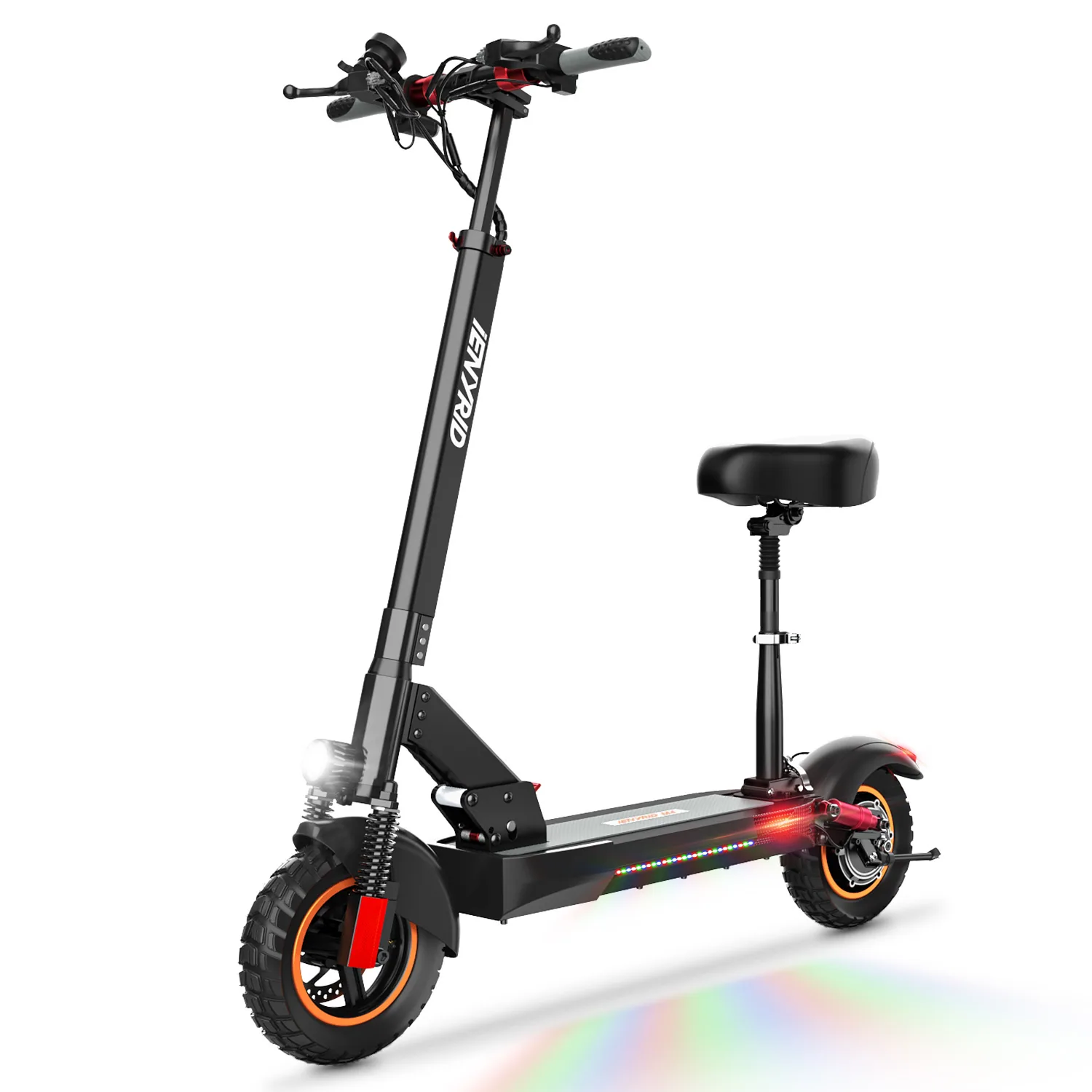 Customized Scooter 10 inch Electric Scooter Adult Dual Shock Absorber Off Road Two Wheel Portable Pedal Scooter 2