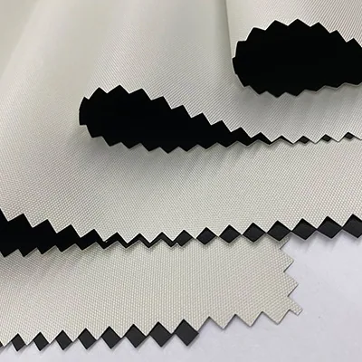 Manufacturer's spot full blackout vinyl Oxford canopy tent fabric, waterproof and sunscreen full blackout vinyl umbrella fabric
