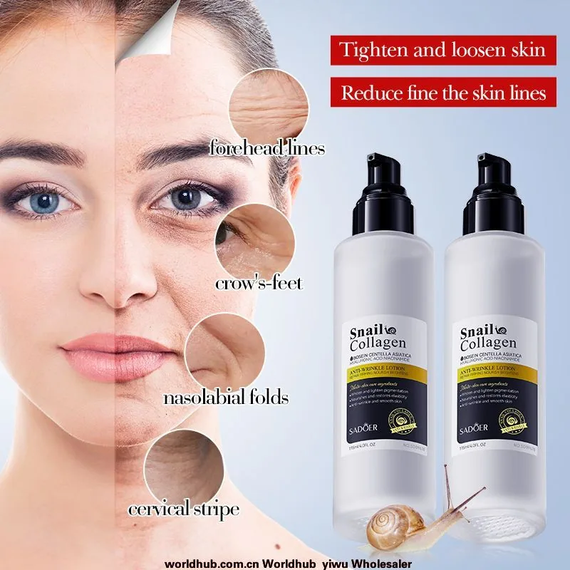 SADOER Snail Collagen Anti-Wrinkle Emulsion Moisturizing Facial Water Emulsion Cross-border Foreign Trade Wholesale - Face &