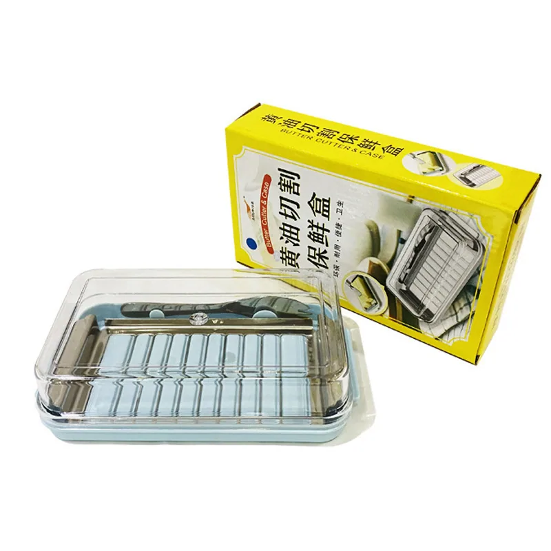 Butter box, butter cutting box, butter cutter, butter preservation box, lid, butter box, butter splitting storage box 2