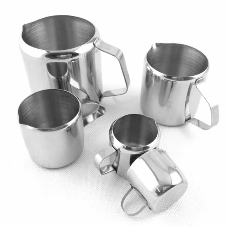 Stainless steel straight milk cup, latte art cup, latte art cup, coffee with milk cup, milk cup, small milk cup, condensed mi