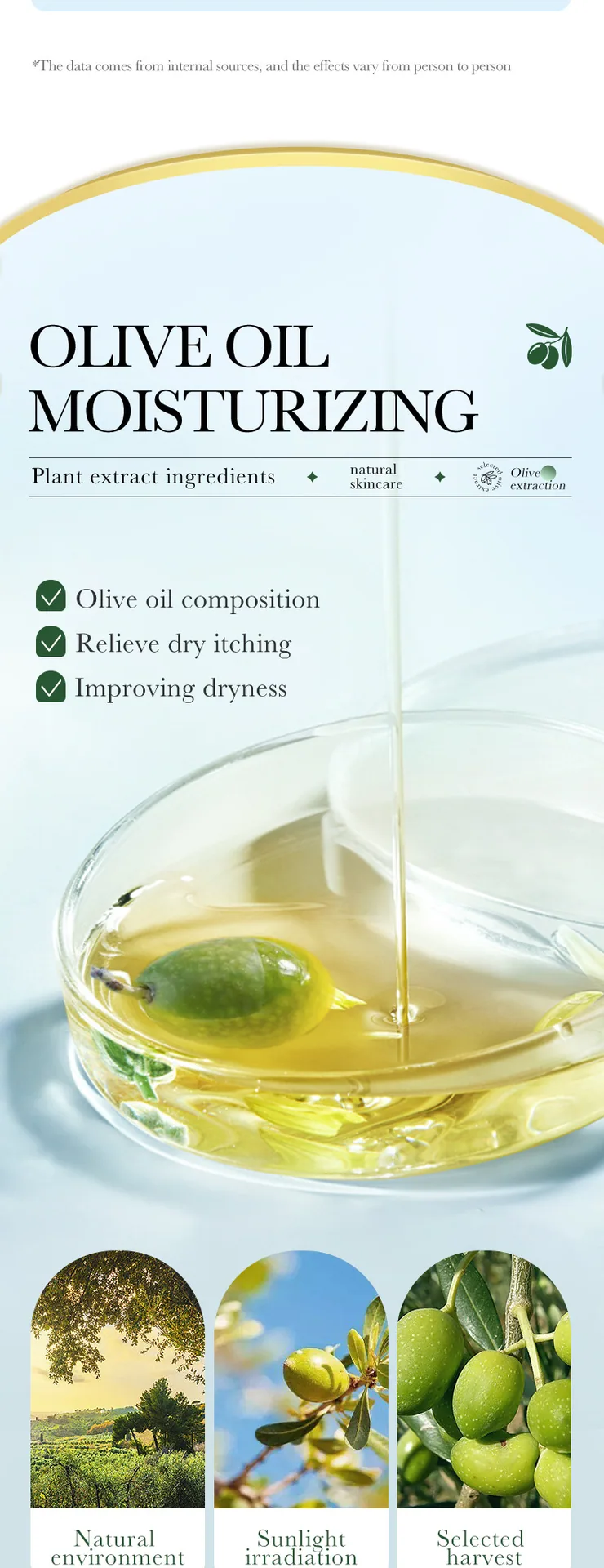 ZOZU olive oil lotion multi-color styles can be displayed, whitening, nourishing and rejuvenating series difference compariso