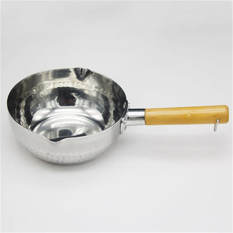 Japanese aluminum snow pan, non stick, instant noodles pan, hot milk pan, gas fired small pan, supplementary food, Congee pot, s