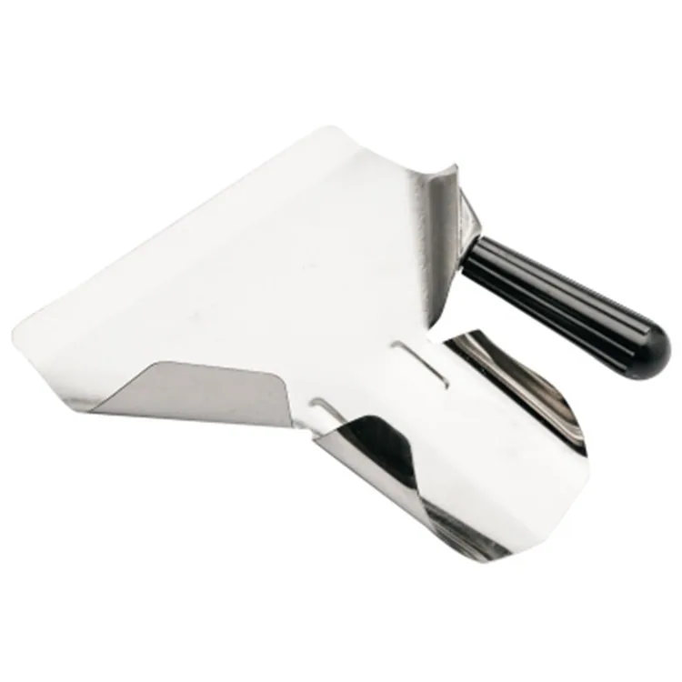 Stainless steel commercial packaging French fry shovel KKC French fry shovel single handle double handle packaging shovel 3