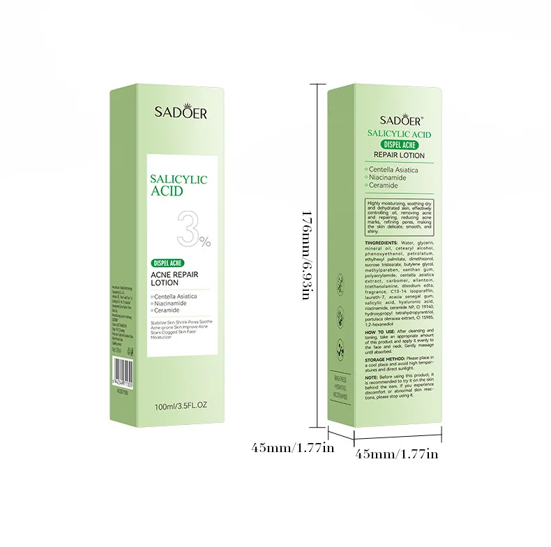 SADOER Salicylic Acid Acne Removing&Repairing essence Liquid Moisturizing&Refreshing lotion Texture Details, cross-border who
