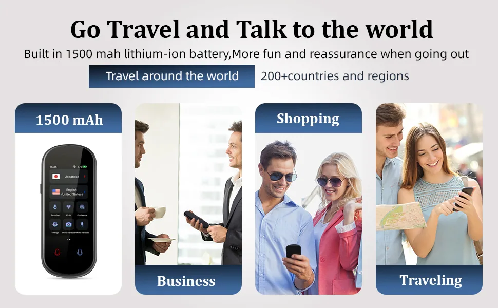 VoiceTranslator language translator Z2 real-time two-way translation supports 138 languages and cross-border hits 42