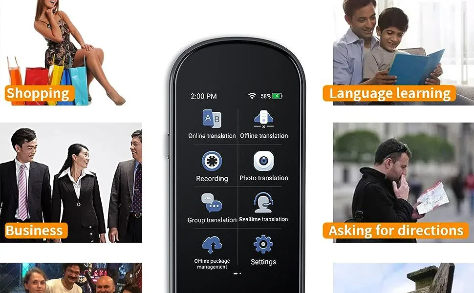 VoiceTranslator language translator Z2 real-time two-way translation supports 138 languages and cross-border hits 37