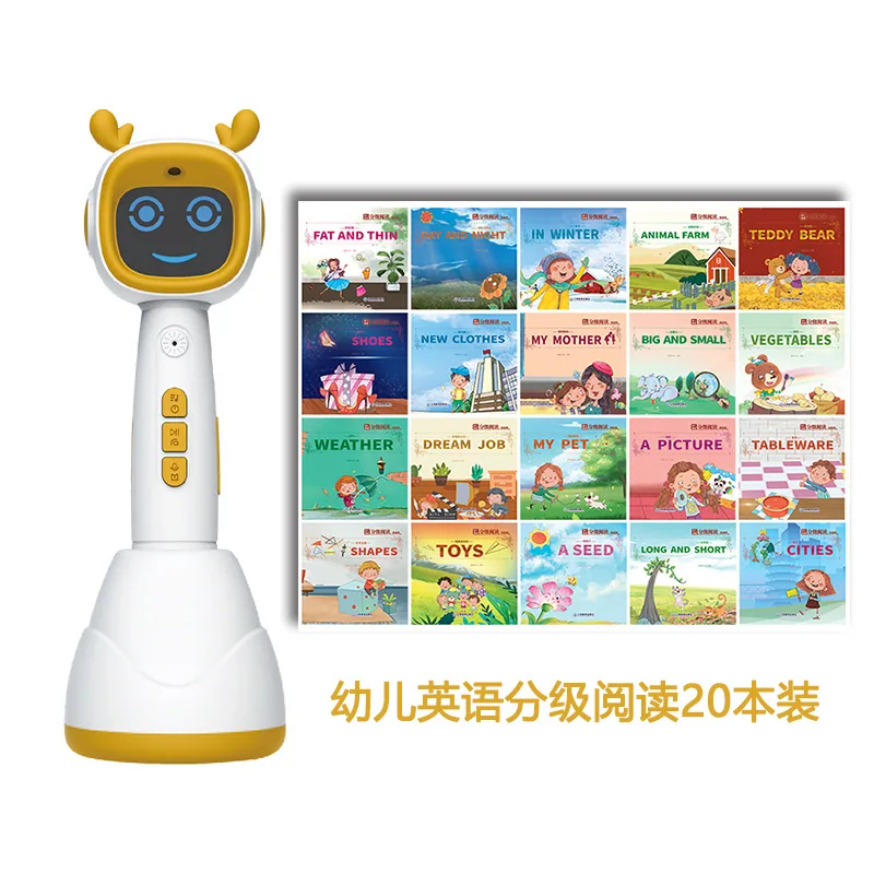 Childrens English Reading Pen Smart Grade 1-6 Finger Reading Preschool Enlightenment Learning for Early Teaching can be customiz