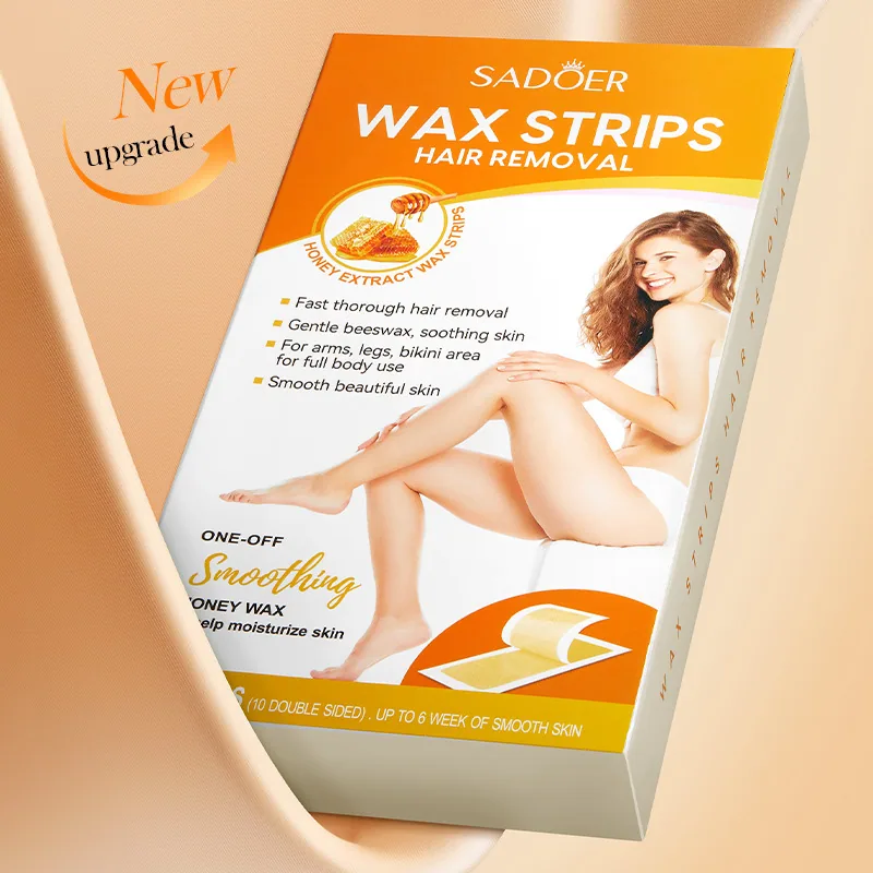 SADOER Rose Whitening Double sided Wax Paper Detail Close up, Underarm and Leg Cleaning Hair Removal Wax Paper, Wholesale