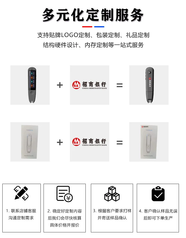 The new pluggable card 4G dictionary pen Chinese, English, Japanese and Korean offline scanning pen, photo translation pen, elec 2