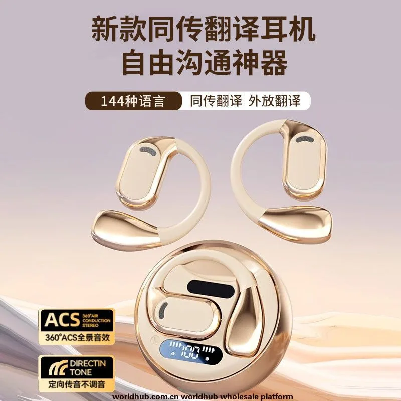 Factory direct sales of new translation headsets, voice and video call translation, simultaneous interpretation, multi-Chines