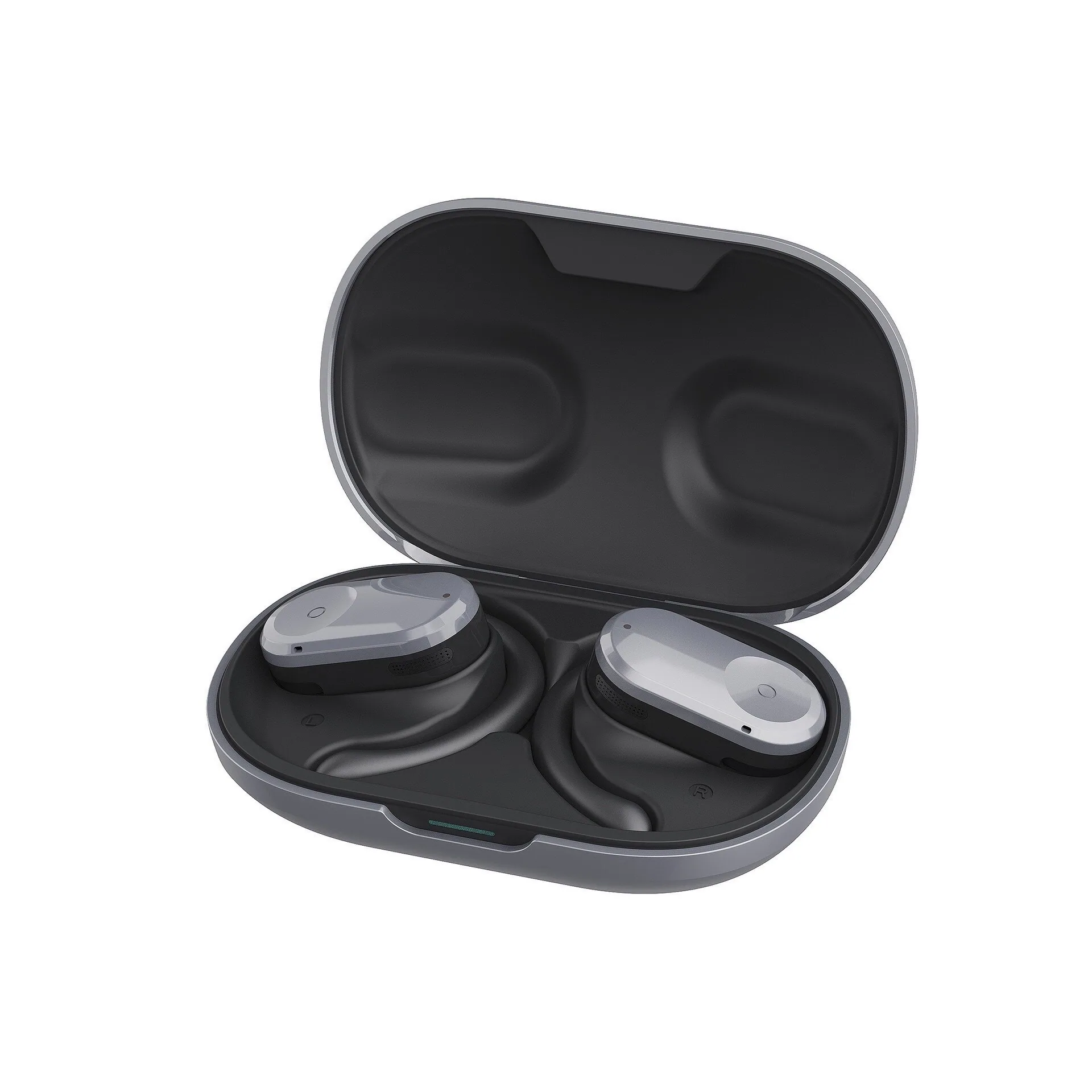 2024 New HD313 Translation Headset Noise Cancelling Bluetooth Multi-Chinese Business Meeting Reception Real-time Simultaneous Vo